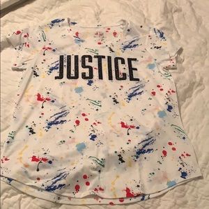 Girls justice graphic T-shirt